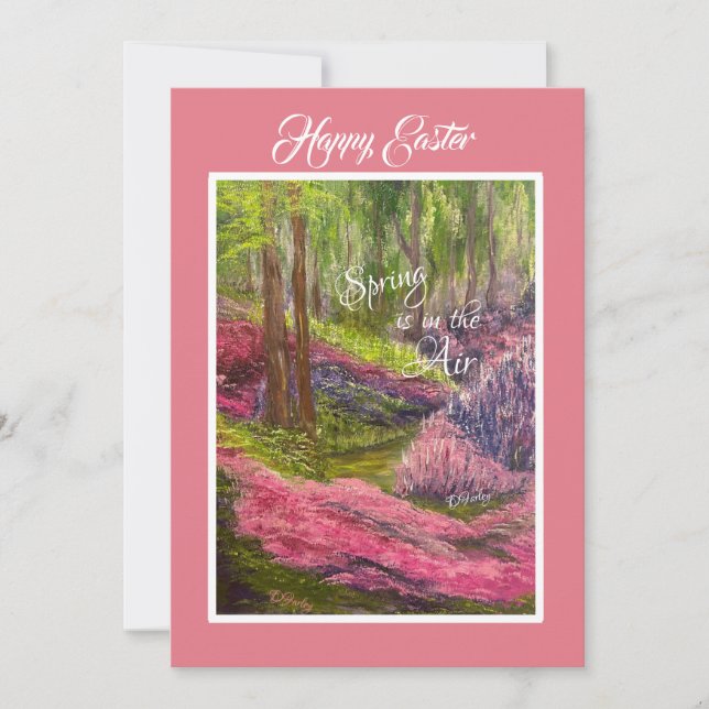 Tarjeta de nota de aleluya de Pascua (Anverso)