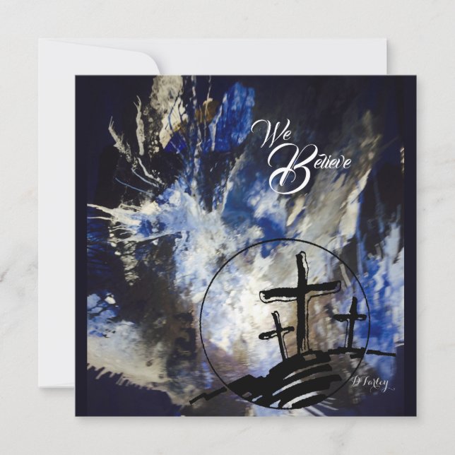 Tarjeta de nota de aleluya de Pascua (Anverso)