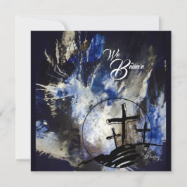 Tarjeta de nota de aleluya de Pascua