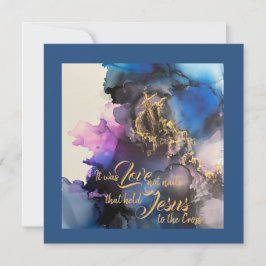 Tarjeta de nota de aleluya de Pascua