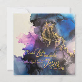 Tarjeta de nota de aleluya de Pascua