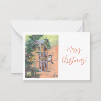 Tarjeta de nota de alimentación Birdie Gift