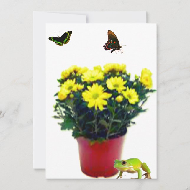 Tarjeta de nota de amigos de Springtime (Anverso)