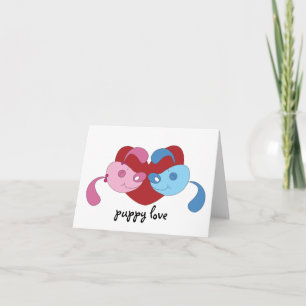 Tarjeta de nota de amor de la página