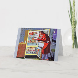 Tarjeta de nota de aperitivo vintage nocturno