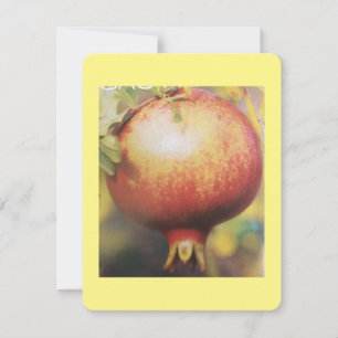 Tarjeta de nota de Apple de otoño