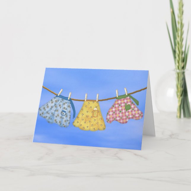 Tarjeta de nota de Aprones Vintage (Anverso)