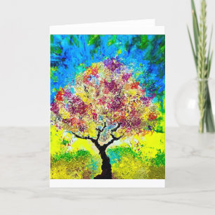 Tarjeta de nota de aproximación de invierno<Blank