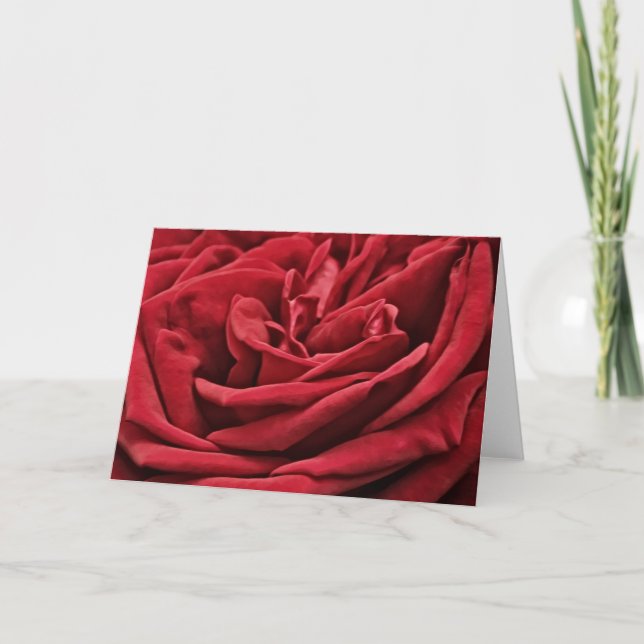 Tarjeta de nota de arte de flores de Petelito Rojo (Anverso)