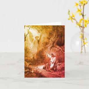 Tarjeta De Nota De Arte De Jesús Agony In The Gard