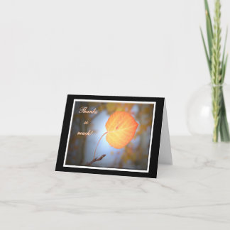 Tarjeta de nota de Aspen