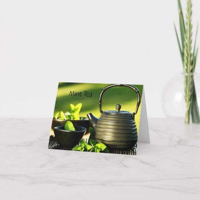 Tarjeta de nota de bebedor de té (Anverso)