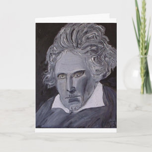 Tarjeta de nota de Beethoven