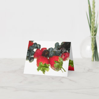Tarjeta de nota de Berry Delight