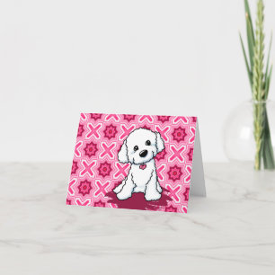 Tarjeta de nota de Bichon Frisé