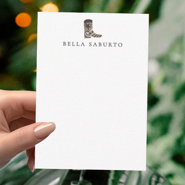 Tarjeta de nota de bota de campo (Subido por el creador)
