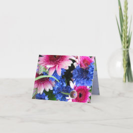 Tarjeta de nota de Bouquet Flowers