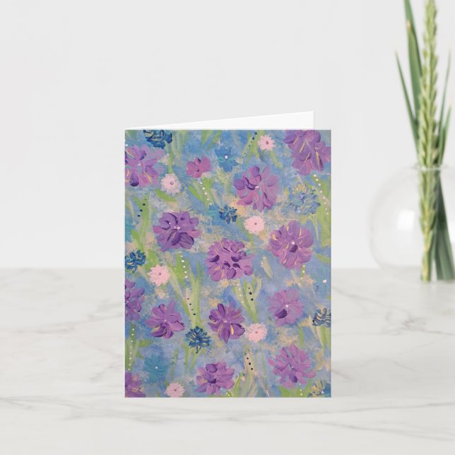 Tarjeta de nota de Bouquet Spring (Anverso)