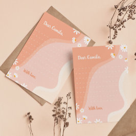 Tarjeta de nota de cápsula del tiempo de Daisy Gro