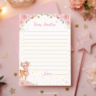 Tarjeta de nota de cápsula del tiempo floral de ci
