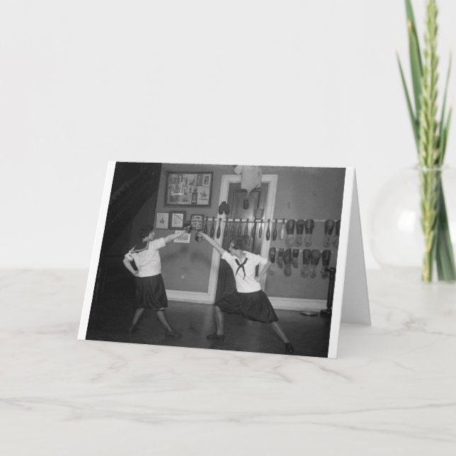 Tarjeta de nota de cercado femenina de la práctica (Anverso)