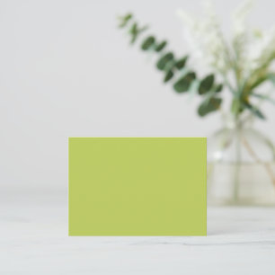 Tarjeta de nota de chartreuse suave de moda