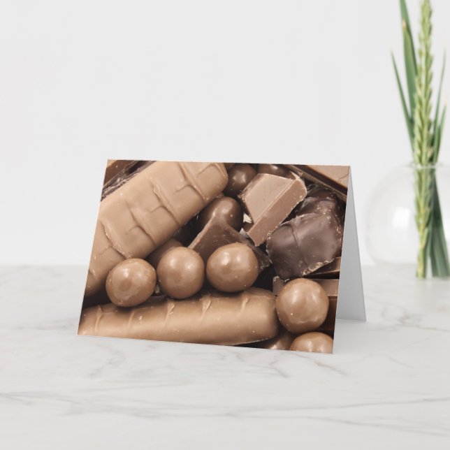 Tarjeta de nota de chocolate (Anverso)