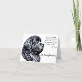 Tarjeta de Nota de Cita Lord Byron para perro de T