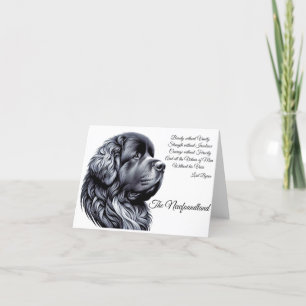 Tarjeta de Nota de Cita Lord Byron para perro de T