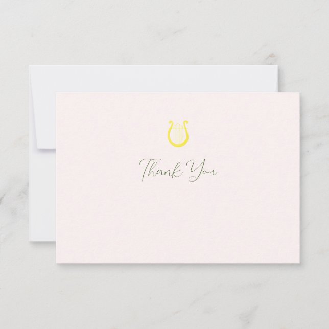 Tarjeta de nota de clasificación de Harp de color  (Anverso)