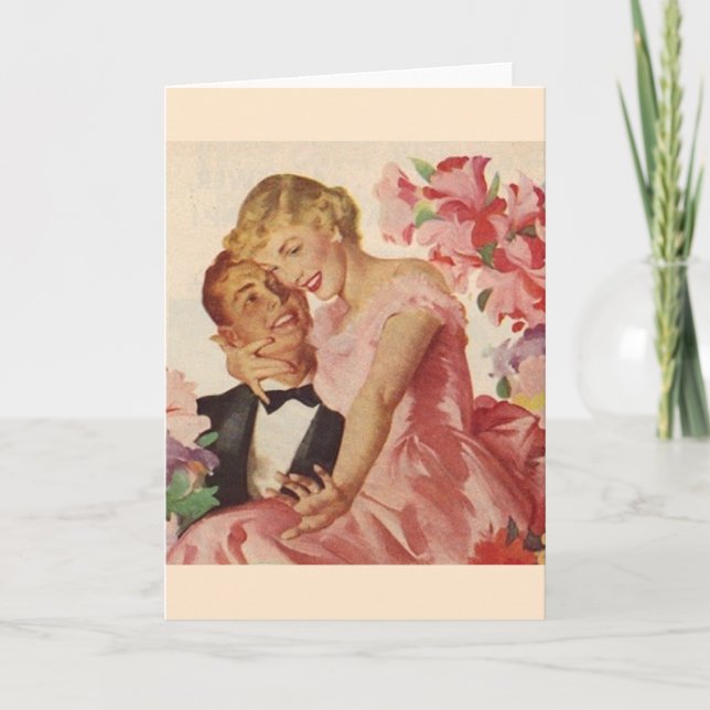 Tarjeta de nota de compromiso retro (Anverso)