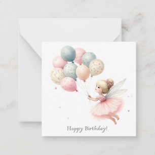 Tarjeta de nota de cumpleaños de Fantasy Fantasy