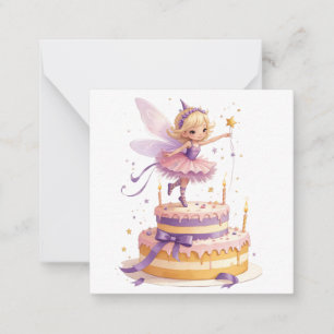 Tarjeta de nota de cumpleaños de Fantasy Fantasy