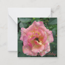 Tarjeta de nota de cumpleaños feliz