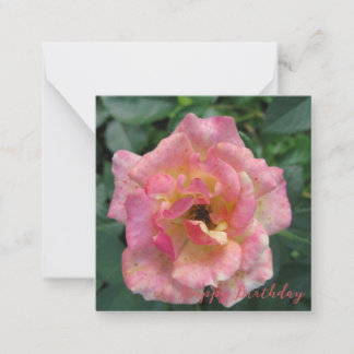 Tarjeta de nota de cumpleaños feliz