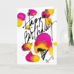 Tarjeta de nota de cumpleaños feliz Cone Lovitude