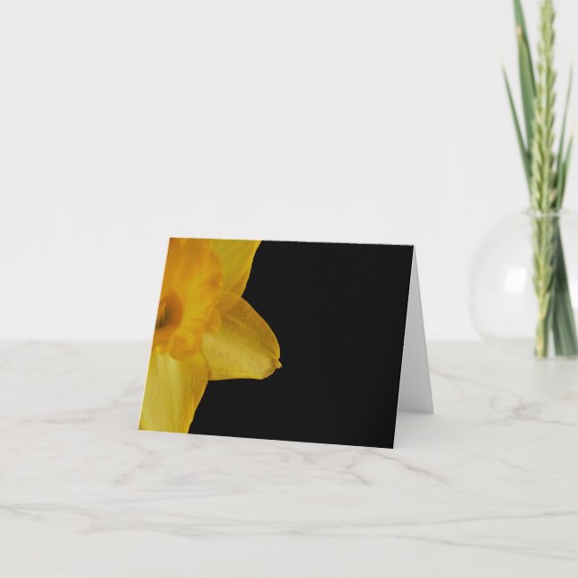 Tarjeta de nota de Daffodil Amarillo (Anverso)