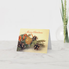 Tarjeta de nota de decoración de estilo retro navi