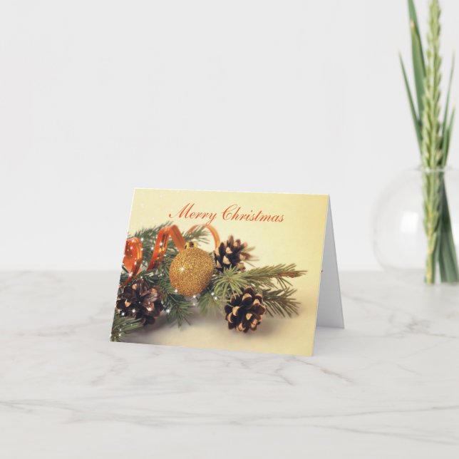 Tarjeta de nota de decoración de estilo retro navi (Anverso)