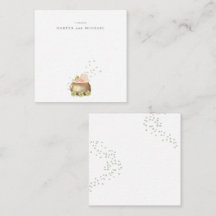 Tarjeta de nota de día de San Patricio para bebé c