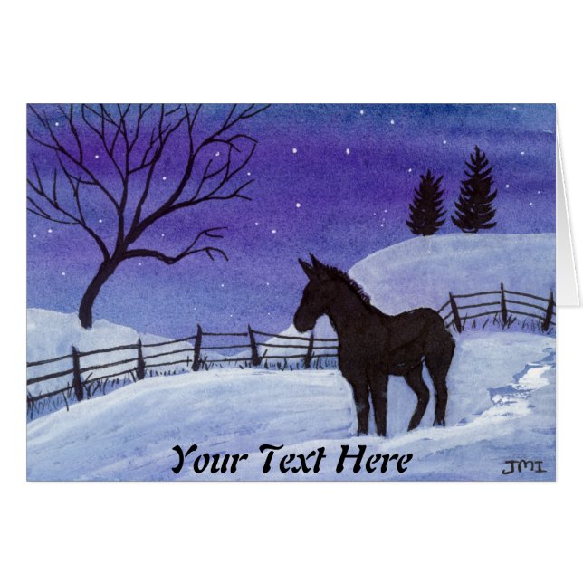 Tarjeta de nota de donkey (Anverso (Horizontal))