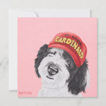 Tarjeta de Nota de Doodle de Béisbol