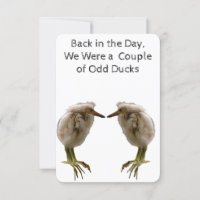 Tarjeta de nota de Ducks Impares