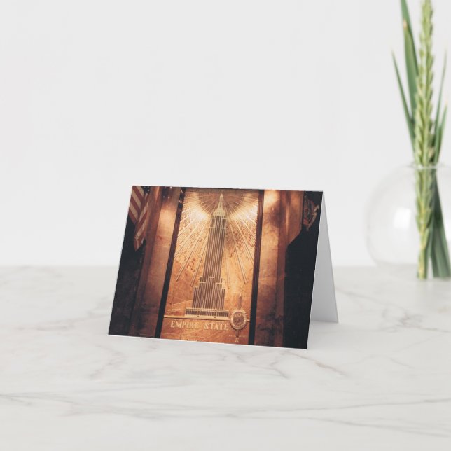 Tarjeta de nota de Empire State (Anverso)