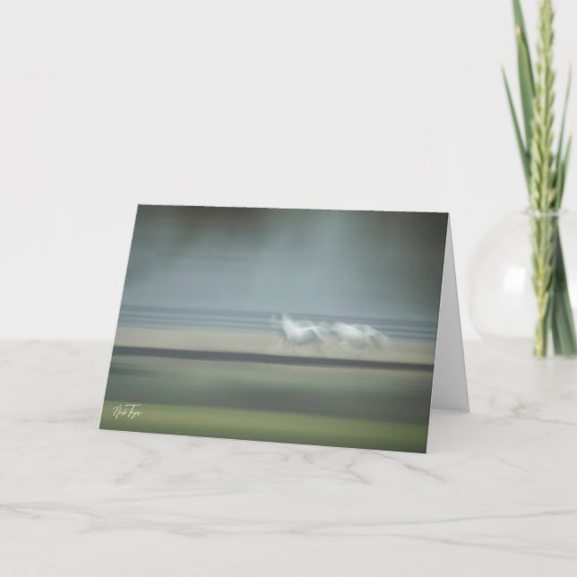 Tarjeta de nota de Equine Illustration (Anverso)