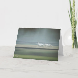 Tarjeta de nota de Equine Illustration