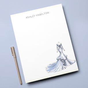 Tarjeta de nota de esbozo de Boda personalizada