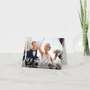 Tarjeta de nota de escritura de pincel moderno Nos