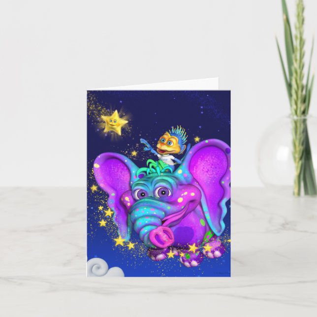 Tarjeta de nota de estrella pequeña Twinkle (Anverso)