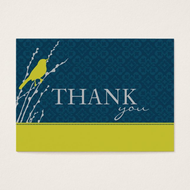 Tarjeta de nota de Fall Elegance TY (Frente)